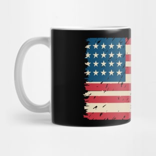 Flag USA. United States flag. American flag. National symbol of usa Mug